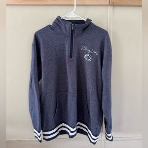 Champion Penn State Nittany Lions 1/4 Zip Pullover Sweatshirt Women’s Size Large